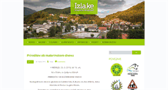 Desktop Screenshot of izlake.si